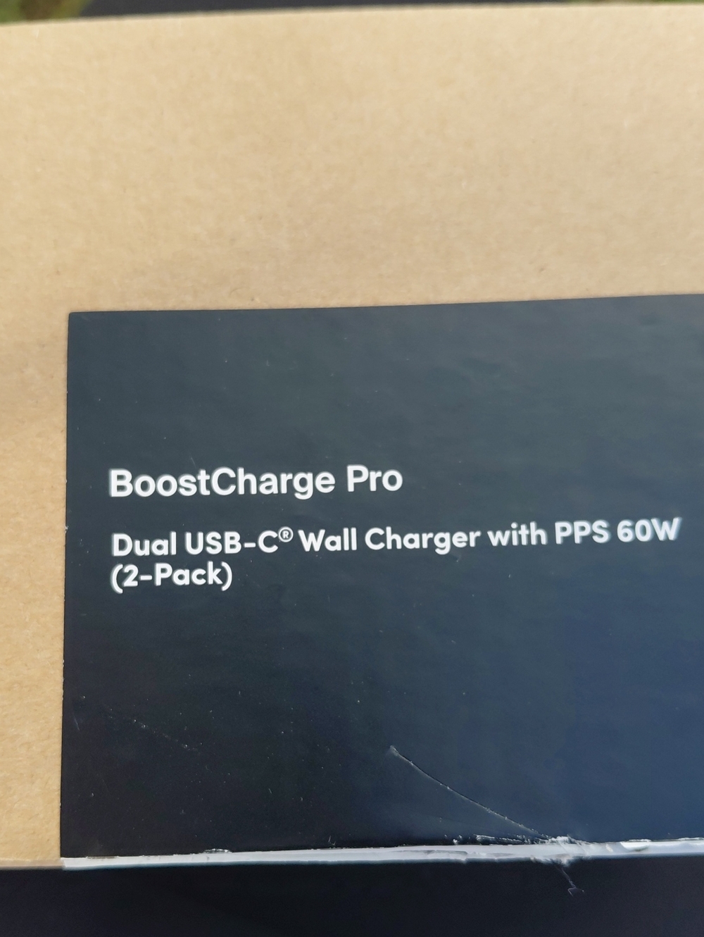 belkin BoostCharge Pro Dual USB-C Wall Charger 60W - Black (2-Pack)